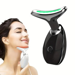 Neck and face skin massager