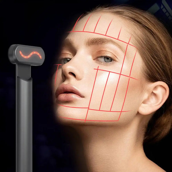 Beauty Wand, Red-Light Therapy LED Facial Light