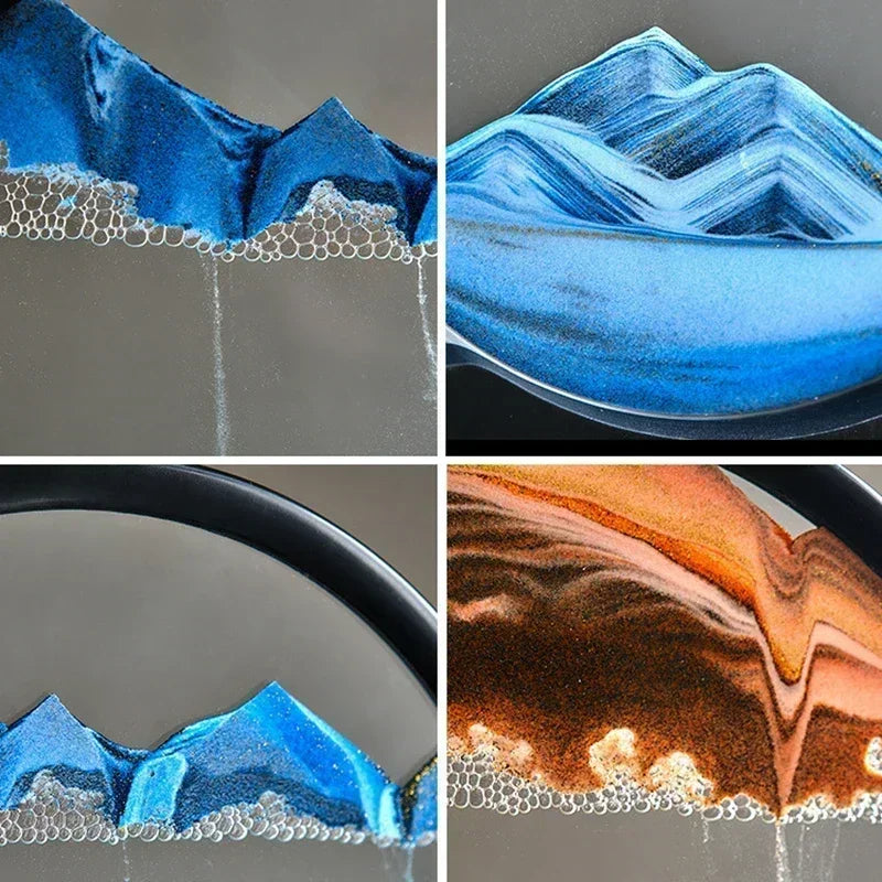 3D Moving Sand Art  Home Decor